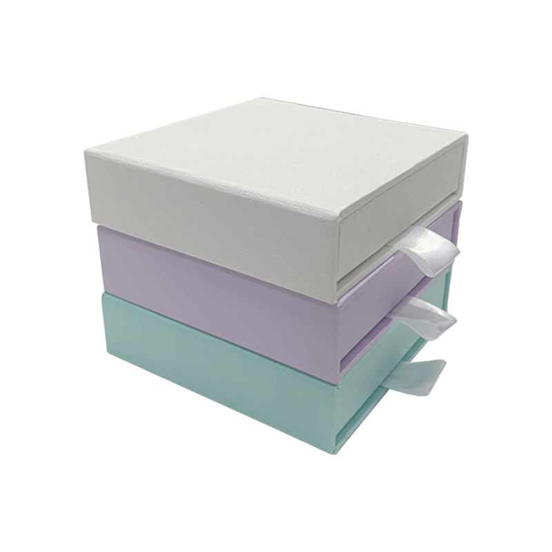 Colier personalizat Cercei Brățară Inel Cutie de bijuterii Logo personalizat Ambalaj Sertar Cutie de carton