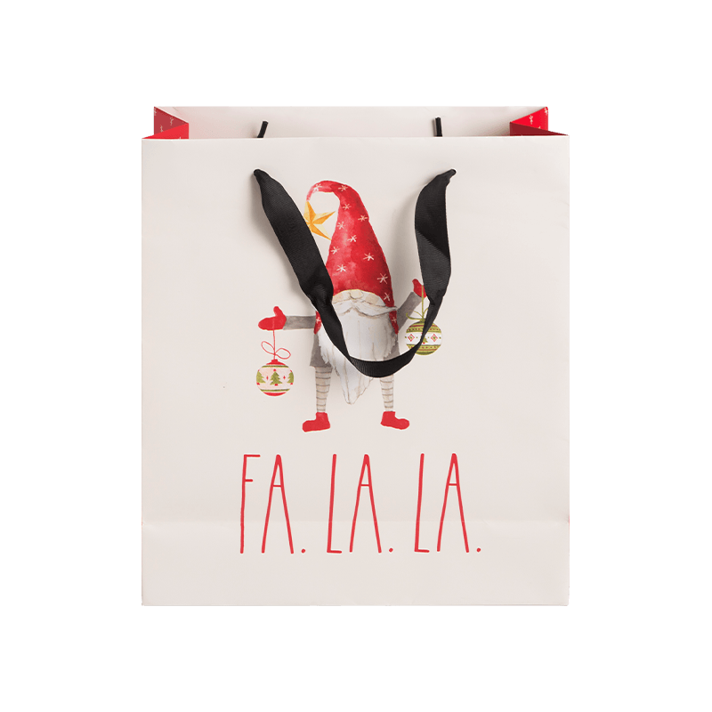 Geantă de hârtie personalizată de Crăciun cu ridicata din fabrică